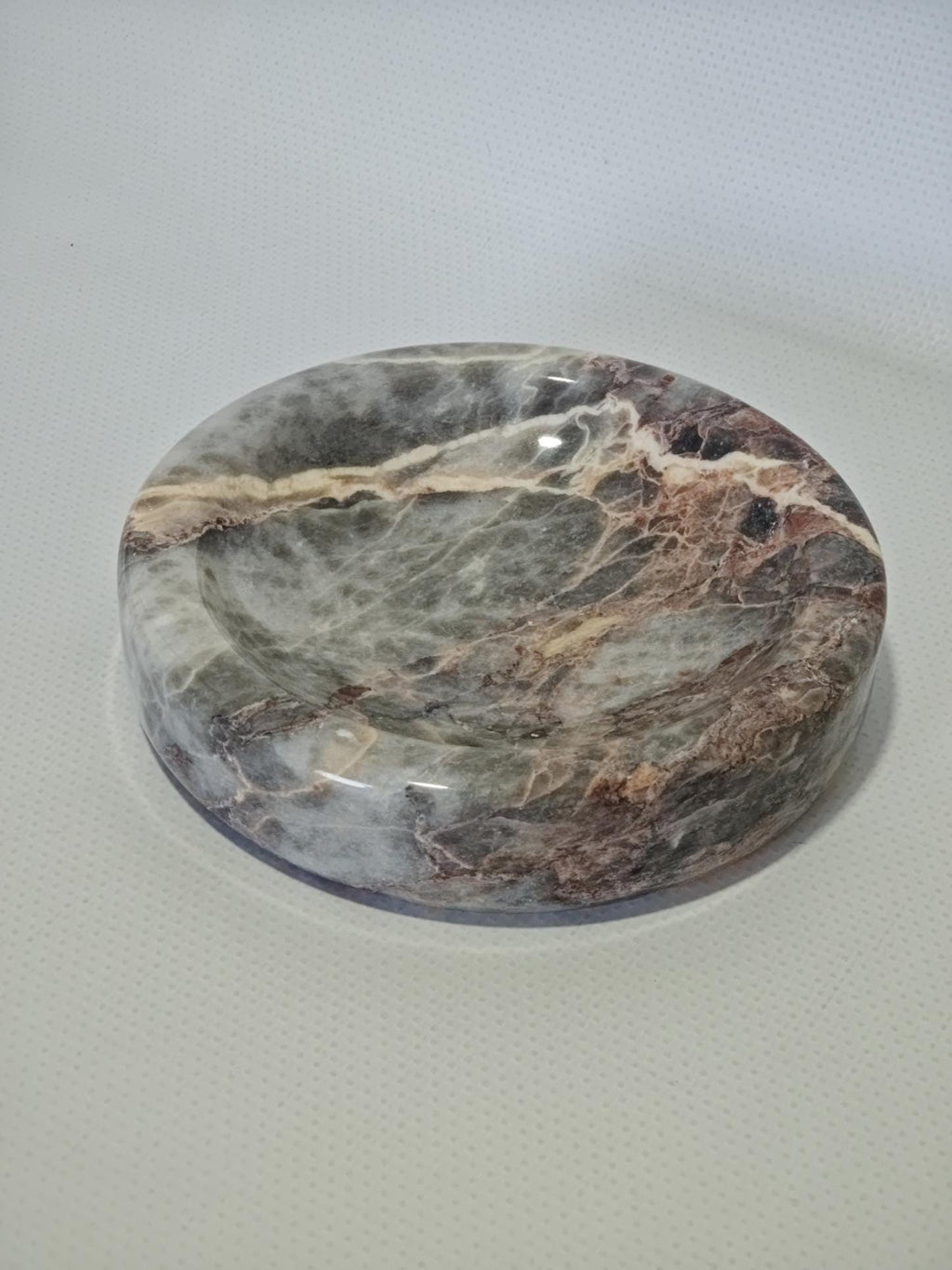 Salome marble catch-all, ring holder handmade product, POLİSHED