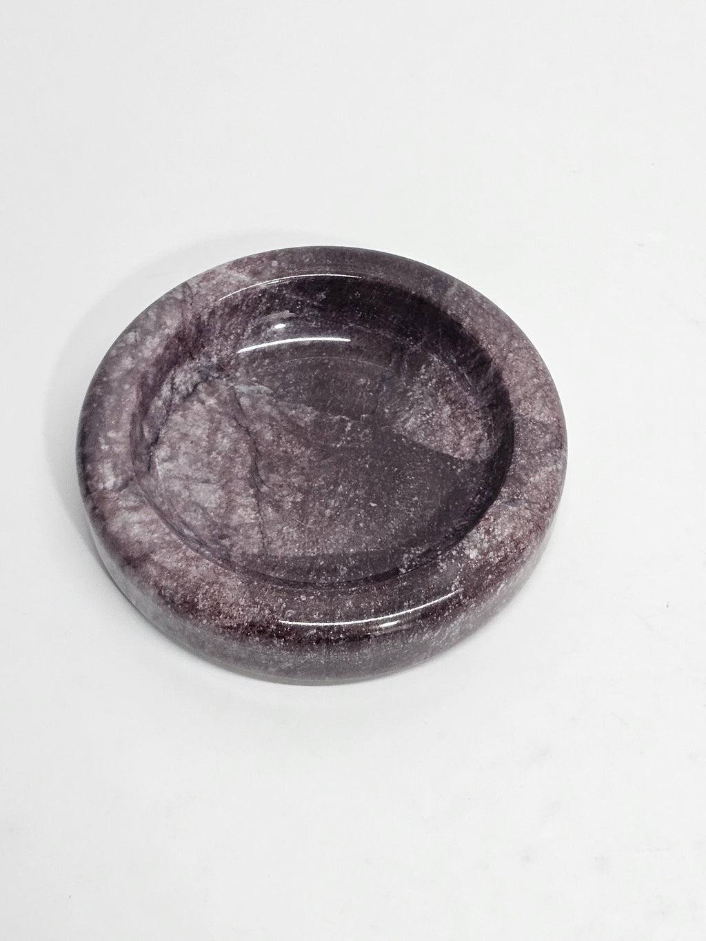 Lilac purple Marble Ring holder, catcher, decorative plate, catch-all
