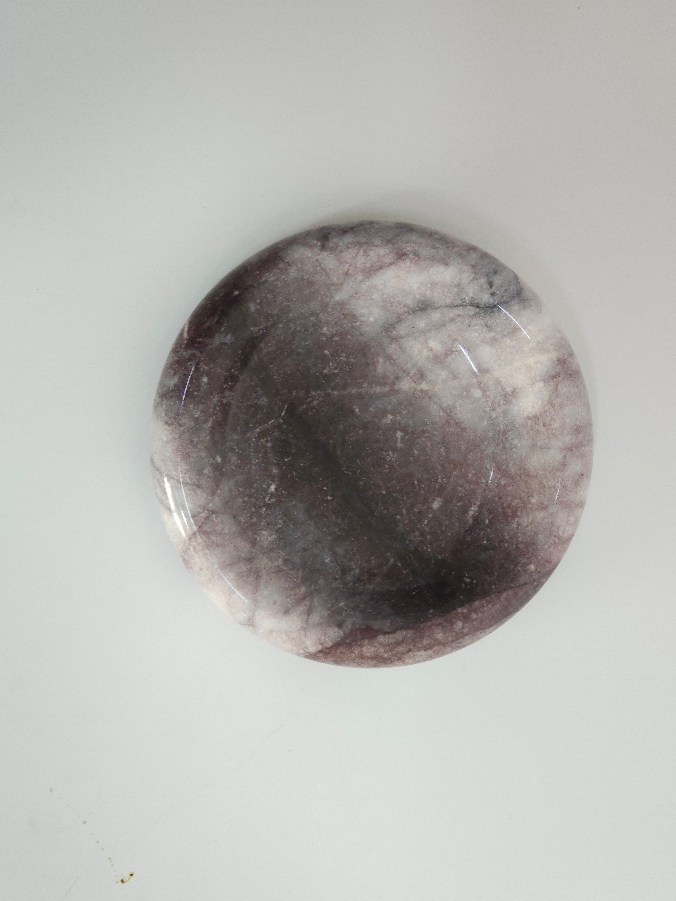 Lilac purple Marble Ring holder, catcher, decorative plate, catch-all