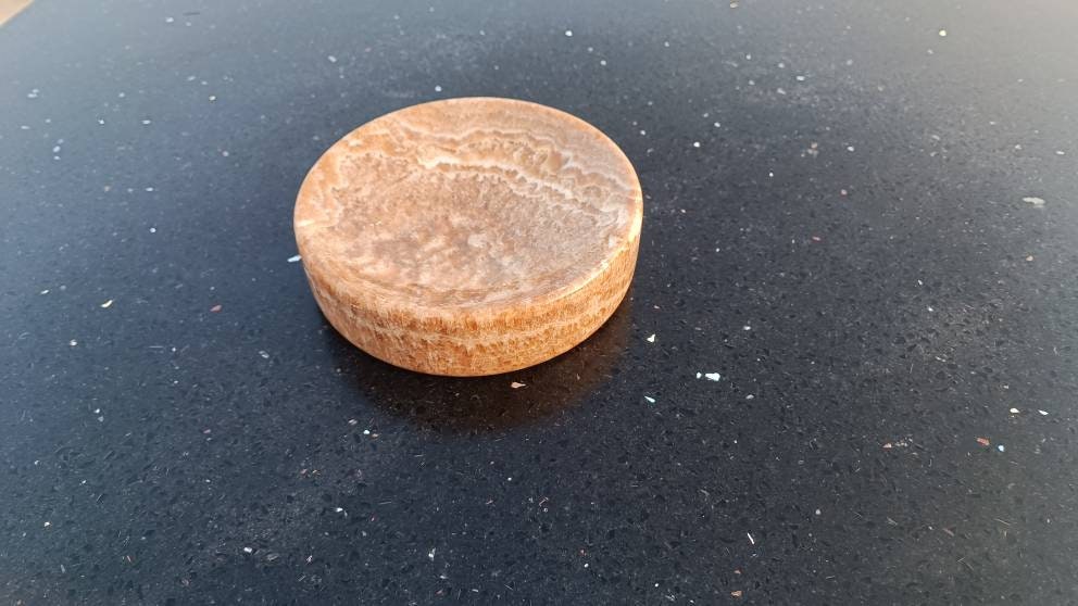 Handmade Honey Onyx Stone Ring Dish Organizer
