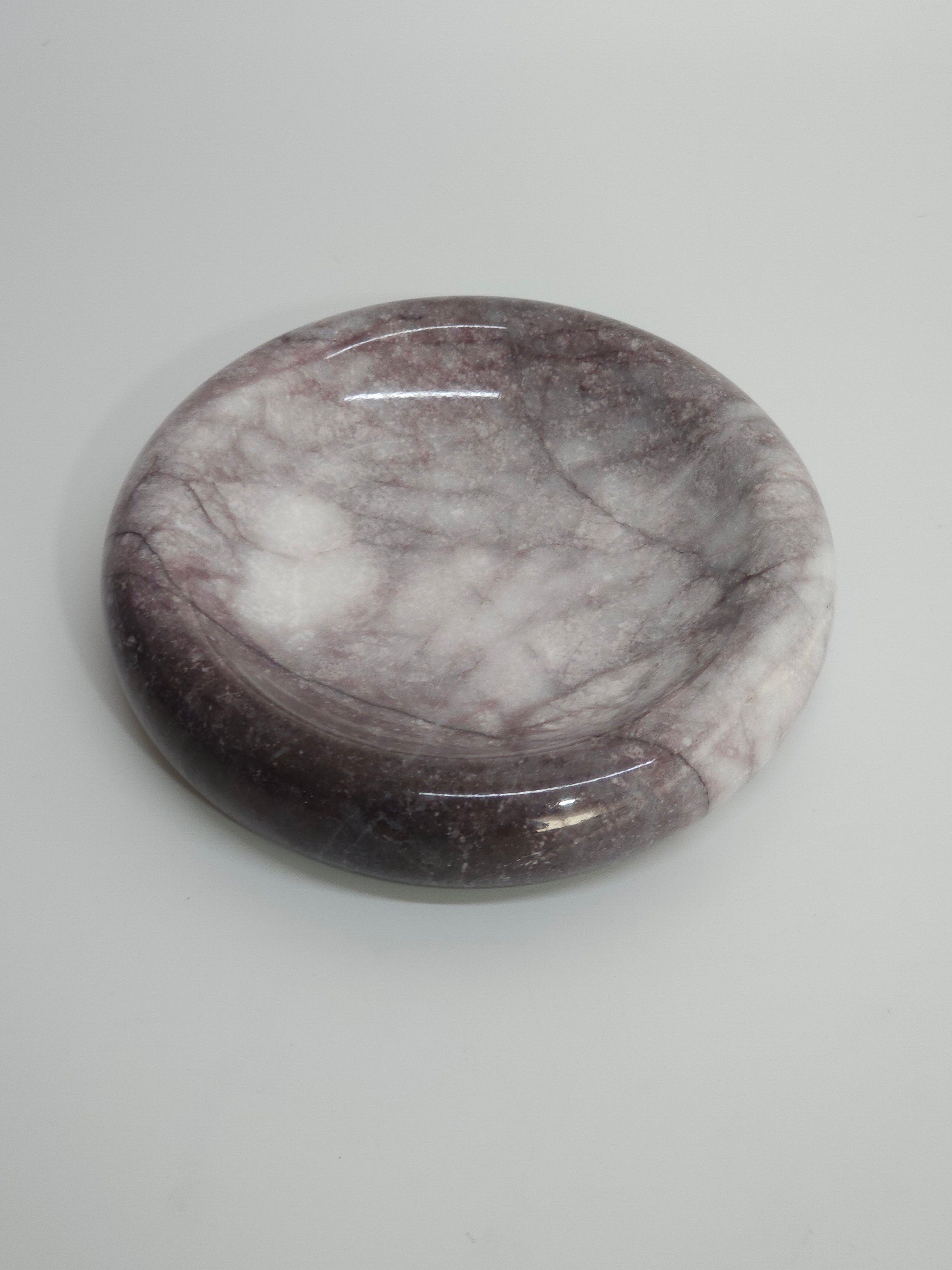 Lilac purple Marble Ring holder, catcher, decorative plate, catch-all
