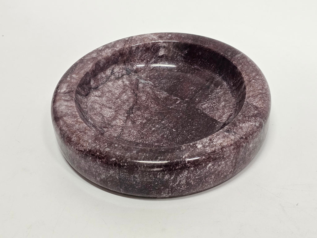 Lilac purple Marble Ring holder, catcher, decorative plate, catch-all