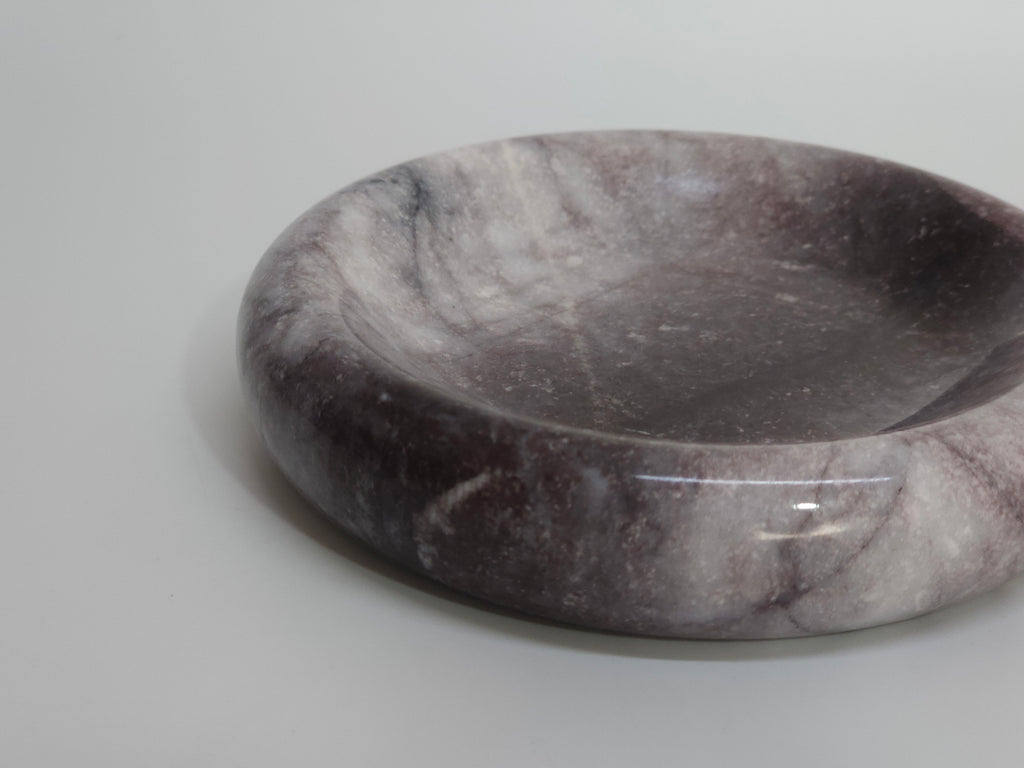 Lilac purple Marble Ring holder, catcher, decorative plate, catch-all