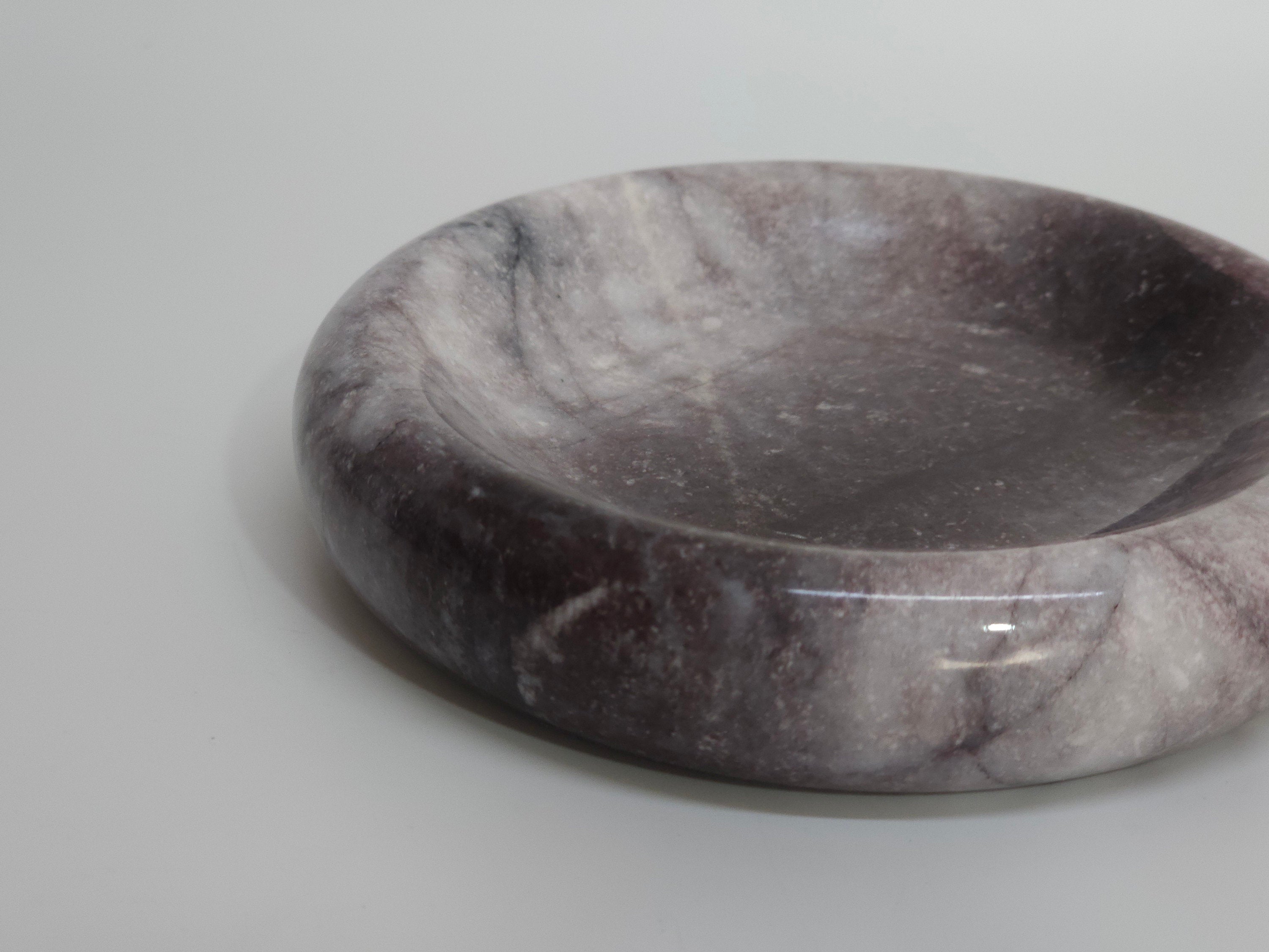 Lilac purple Marble Ring holder, catcher, decorative plate, catch-all
