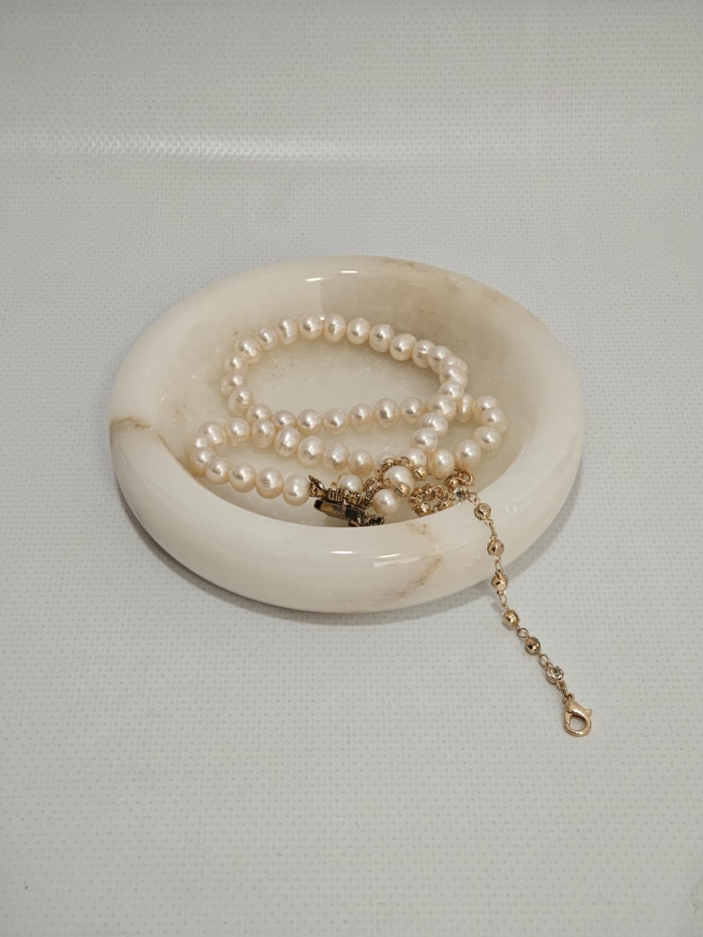 Special Marble Stone catch-all, ring holder handmade product, POLİSHED