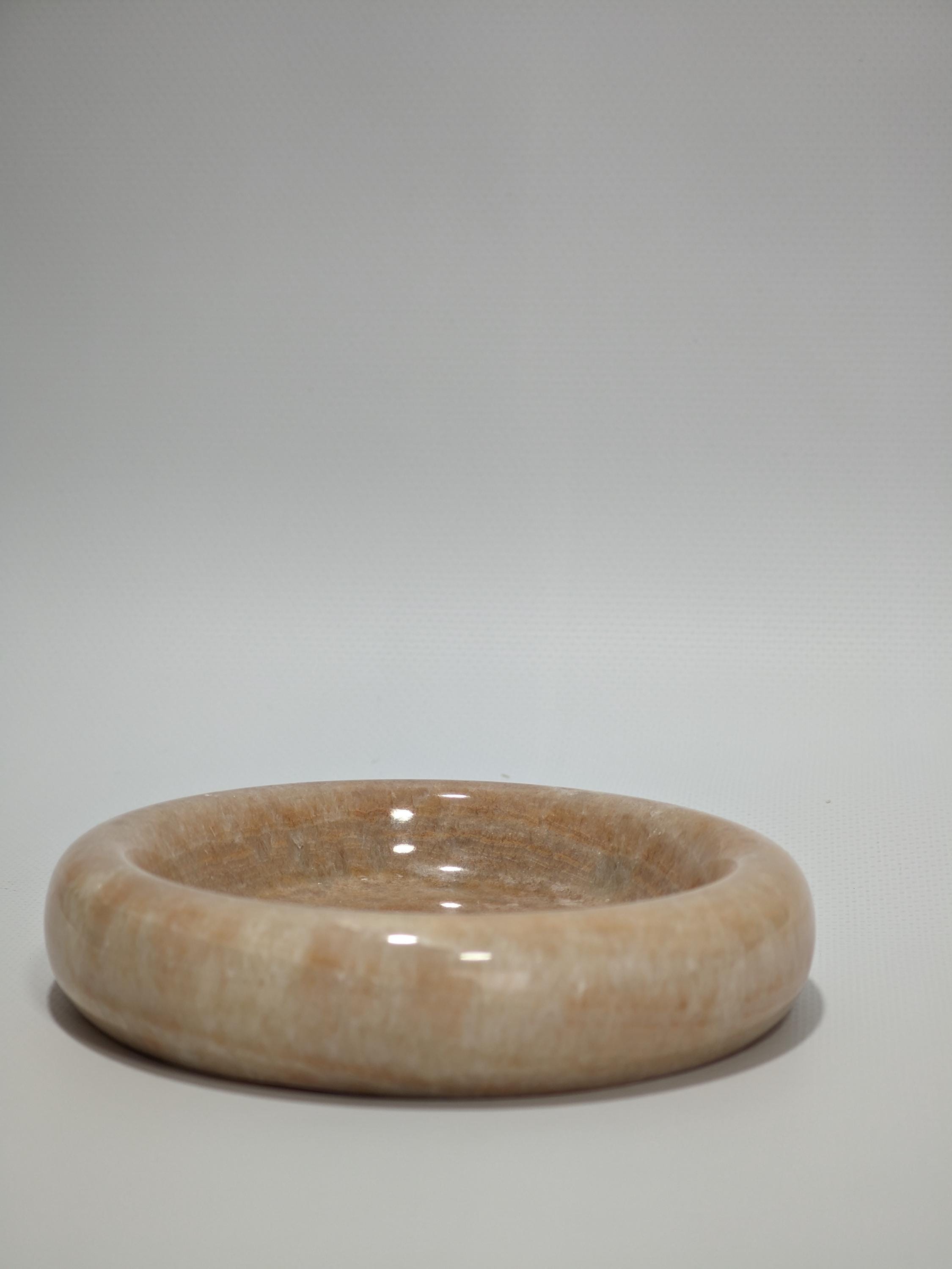 Honey marble catch-all, ring holder handmade product, POLİSHED