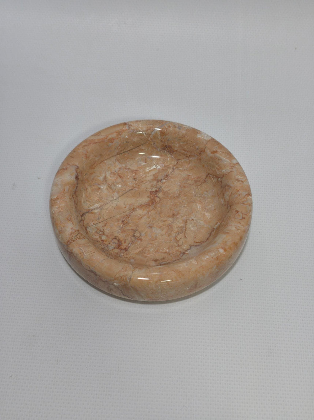 Pink Beige marble catch-all, ring holder handmade product, POLİSHED