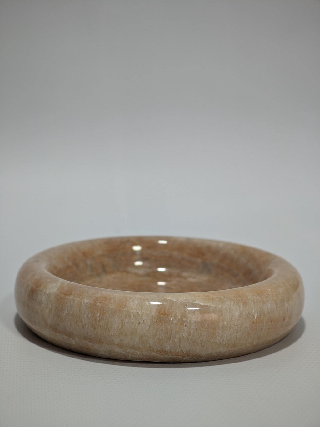 Honey marble catch-all, ring holder handmade product, POLİSHED