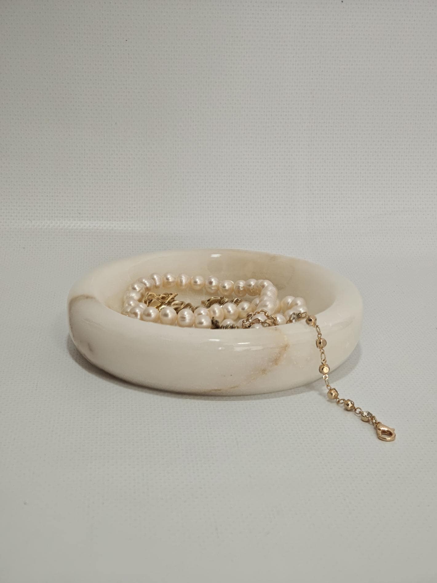 Special Marble Stone catch-all, ring holder handmade product, POLİSHED