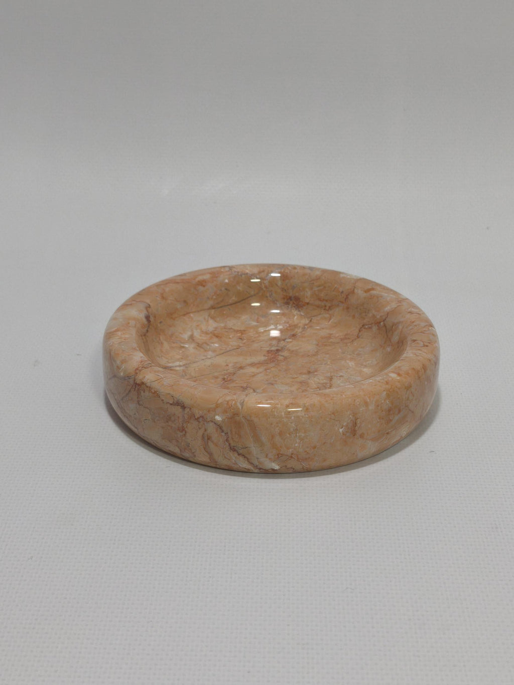Pink Beige marble catch-all, ring holder handmade product, POLİSHED