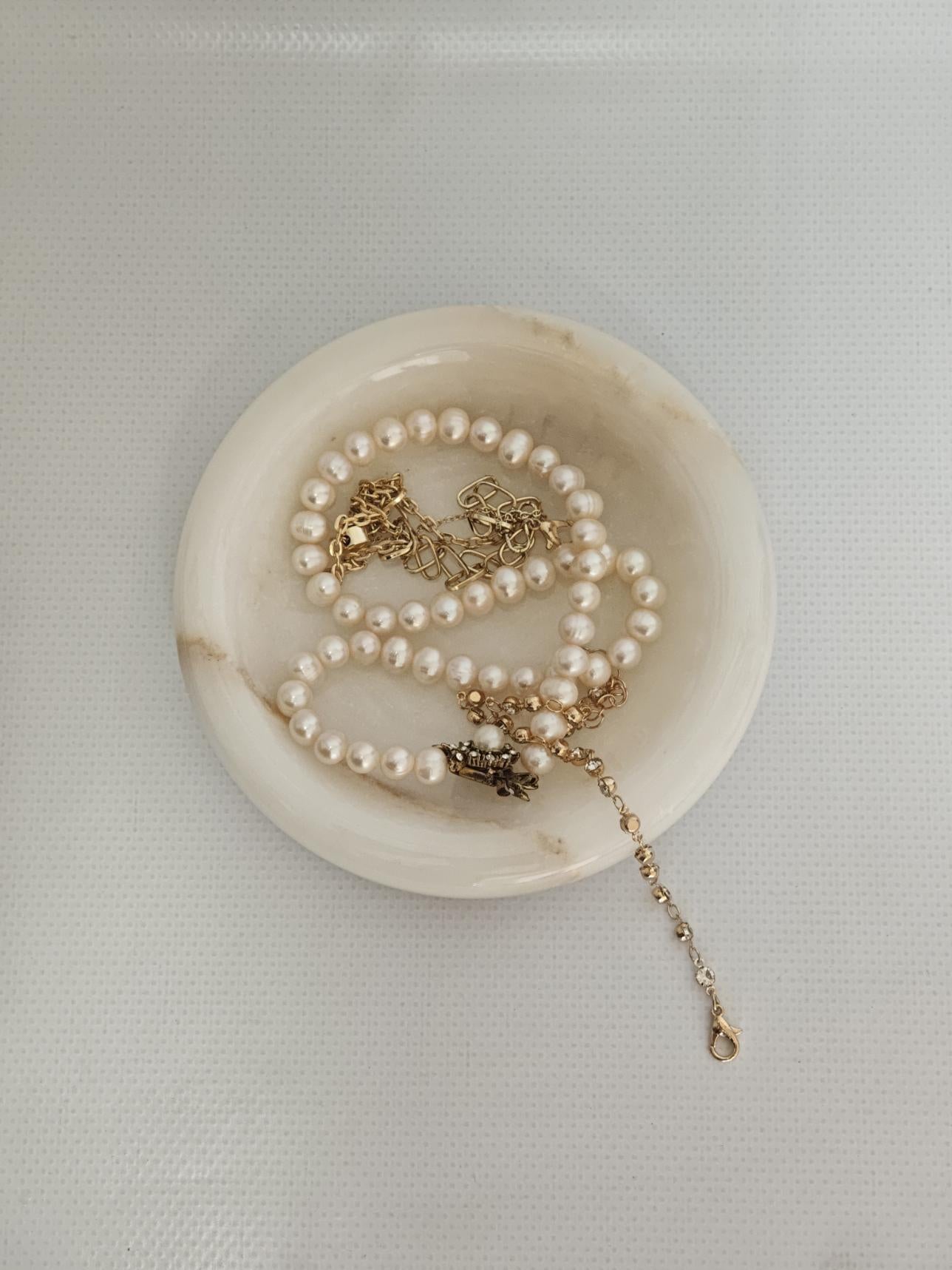 Special Marble Stone catch-all, ring holder handmade product, POLİSHED
