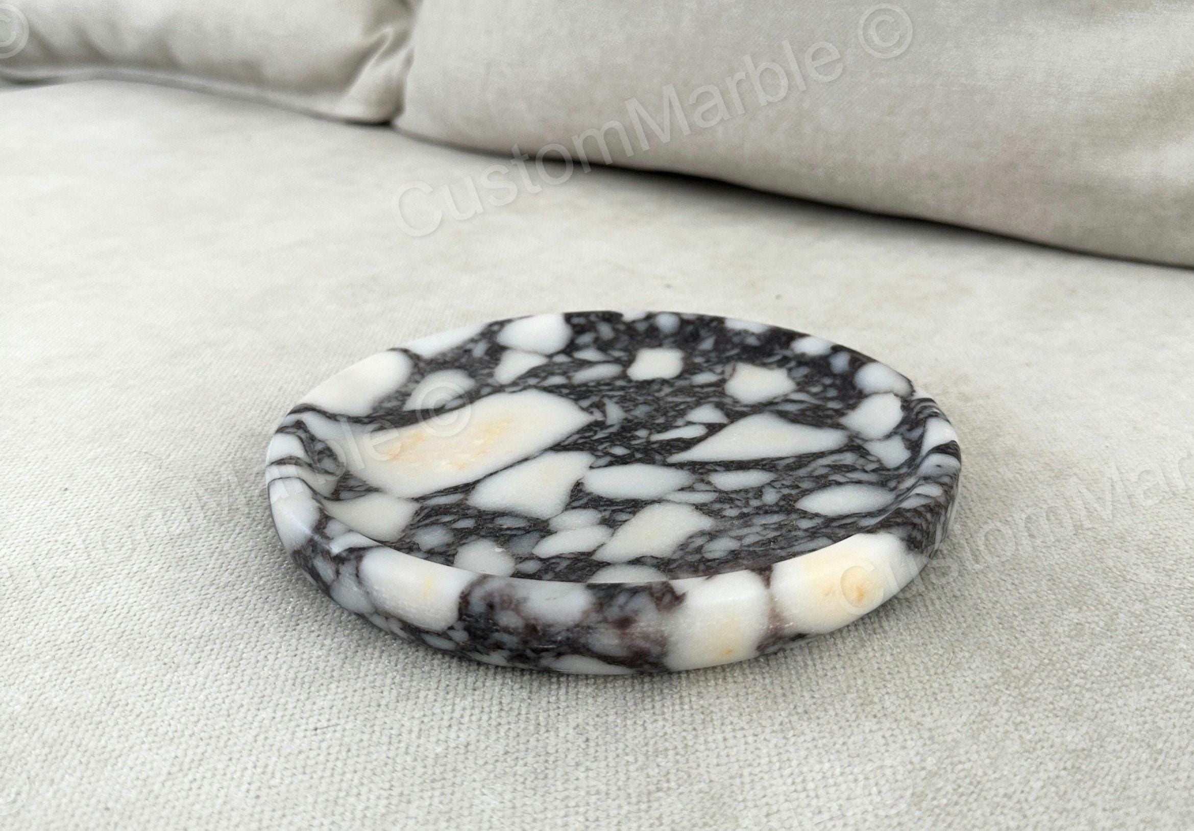Calacatta viola marble plate/tray handmade product