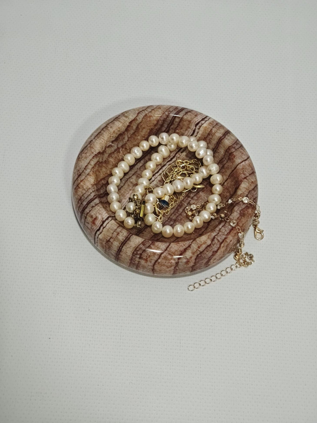 Red Onyx Stone catch-all, ring holder handmade product, POLİSHED