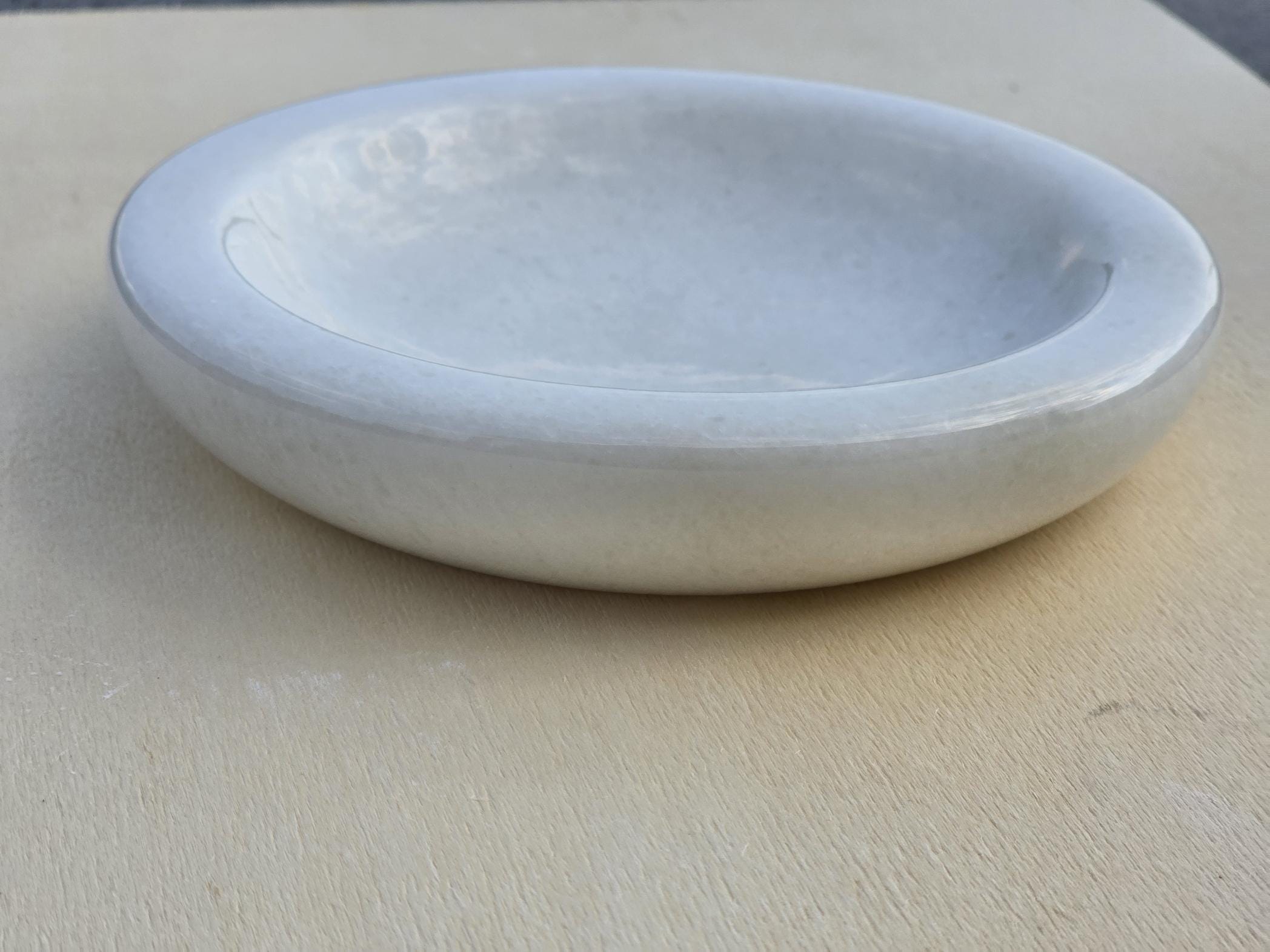 White marble catch-all, ring holder handmade product ( special marble series )