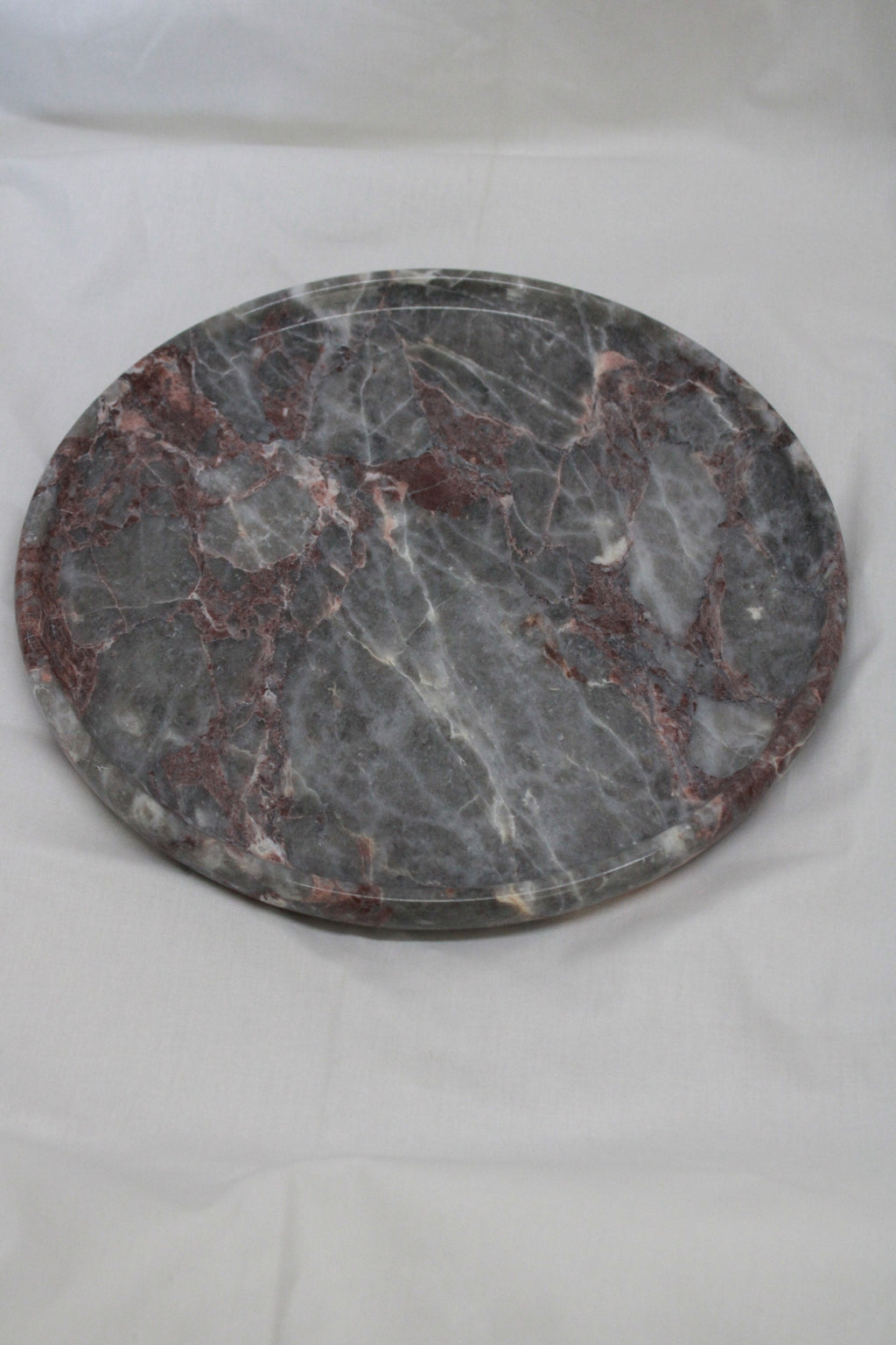 Handmade Marble Decorative Plate: Real Stone Presentation