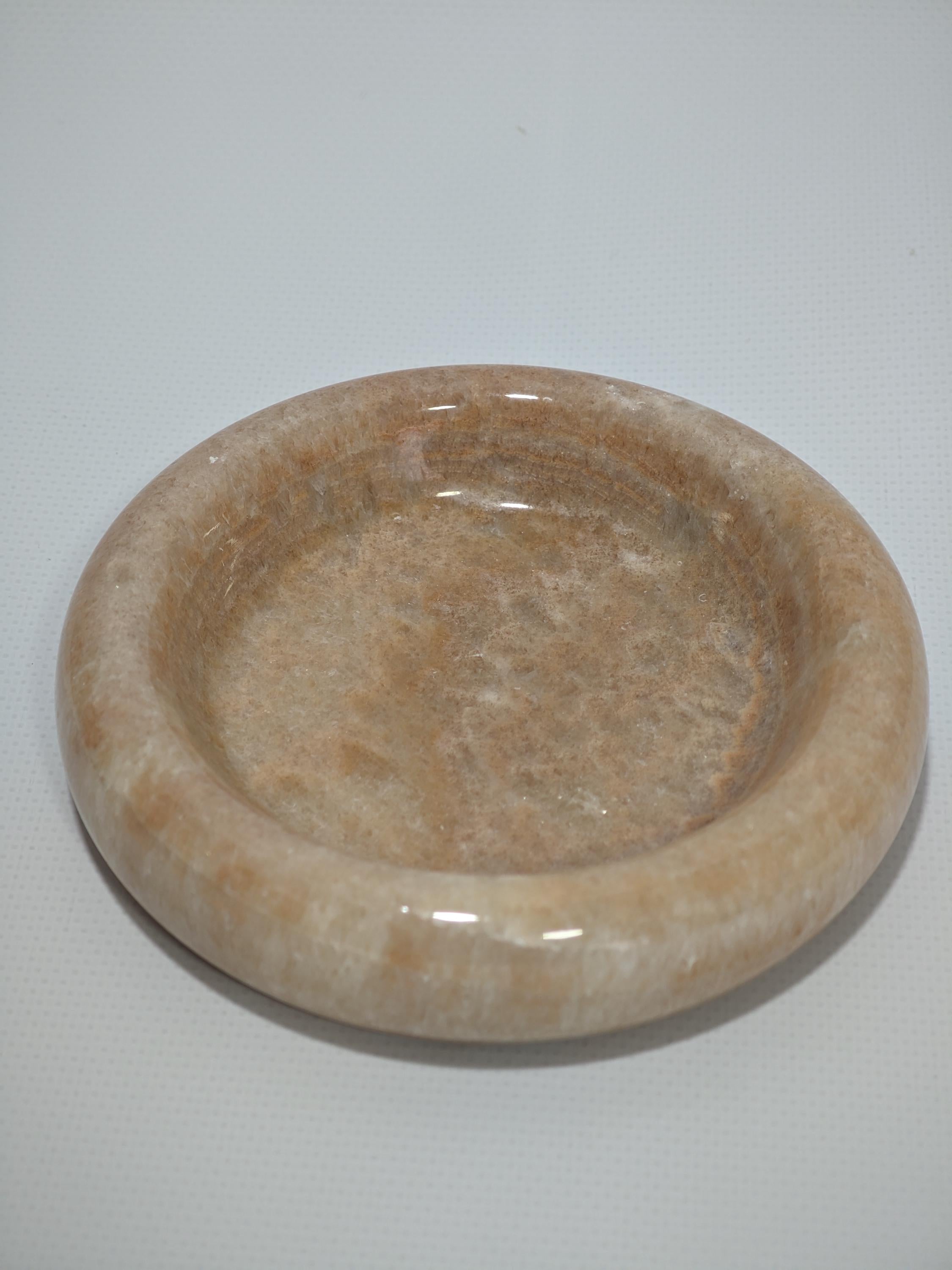Honey marble catch-all, ring holder handmade product, POLİSHED