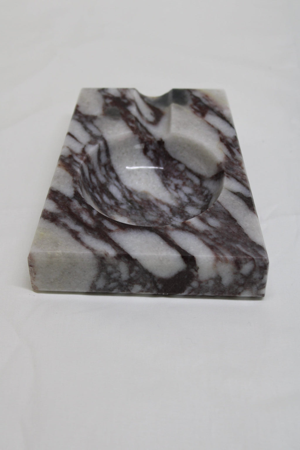 Calacatta viola cigar ashtray real marble handmade mini model fast shipping free shipping
