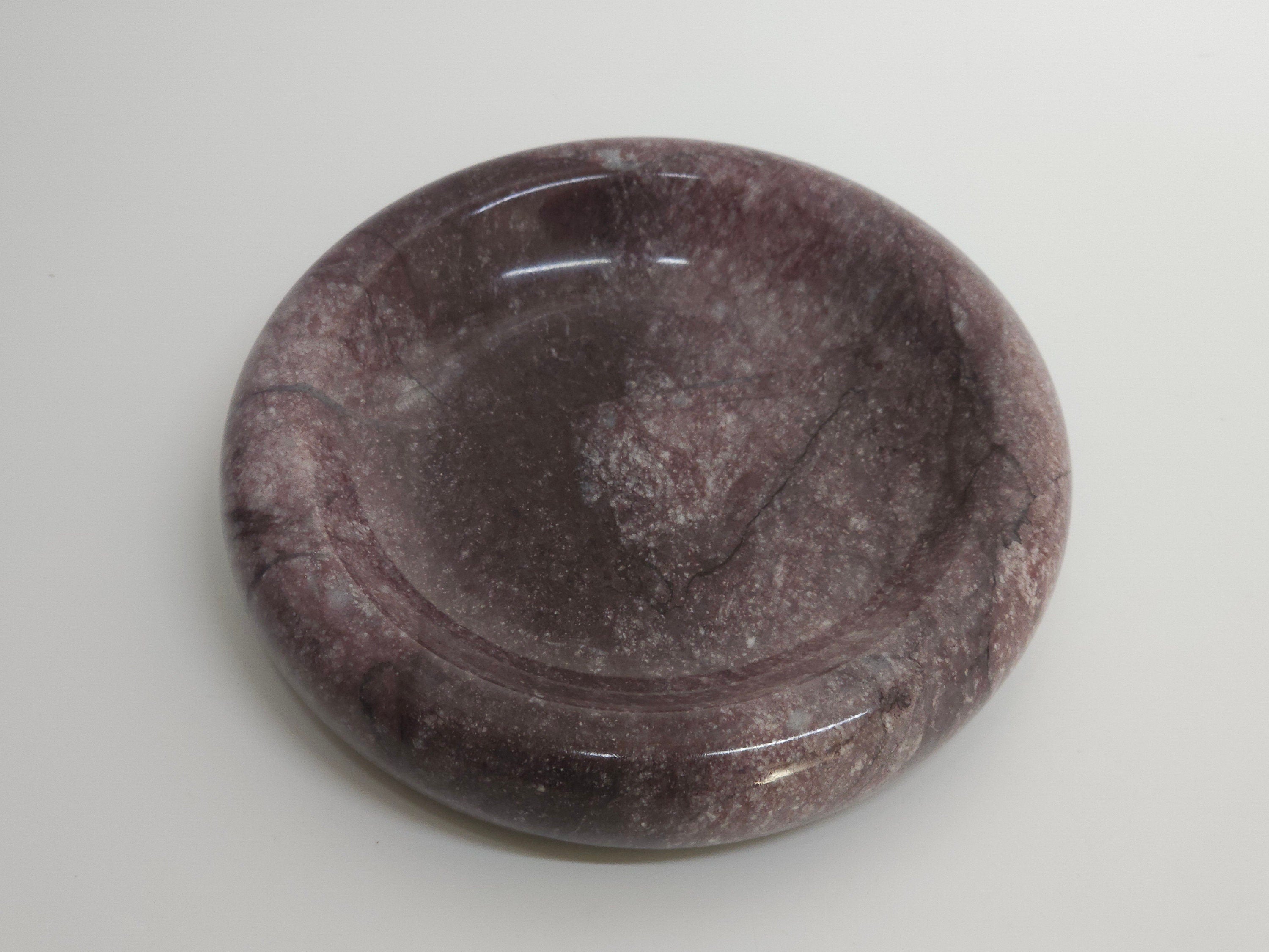 Lilac purple Marble Ring holder, catcher, decorative plate, catch-all
