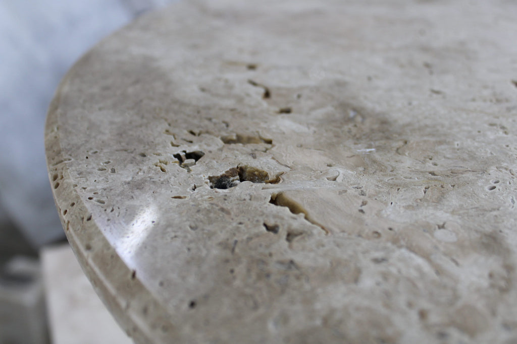 Handmade Travertine Coffee Table: Italy Model Natural Stone