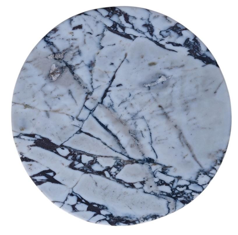 Round Marble Coffee Table Top – Polished or Matte Finish – 23.5 inches (60 cm)