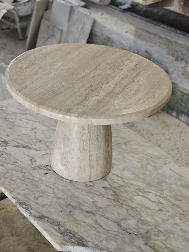 Travertine coffee table or end table freeship and free tax